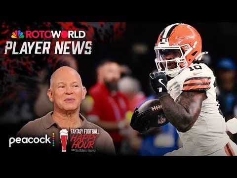 Treat Quinshon Judkins as a 'low-end RB1' rest of season | Fantasy Football Happy Hour | NFL on NBC