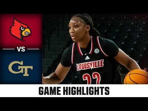 Louisville vs. Georgia Tech Game Highlights | 2025-26 ACC Women's Basketball