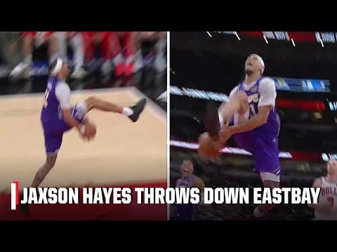 JAXSON HAYES THROWS DOWN EASTBAY DUNK VS. BULLS 🤯🔥 | NBA on ESPN