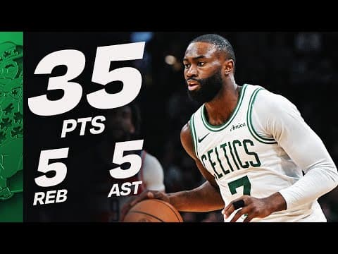 Jaylen Brown Drops 35 Points vs Wizards! | November 5, 2025