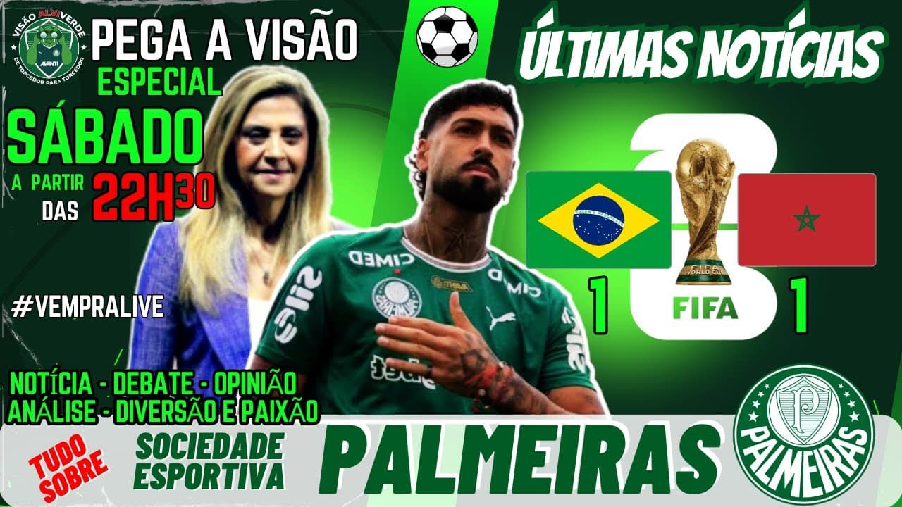 🚨#AOVIVO -LIVE ESPECIAL DE SÁBADO: BRASIL 1X1 MARROCOS | BARBOZA PUNIDO | E MAIS DO VERDÃO