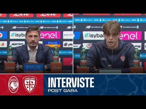 Post Gara | Pisacane e Palestra dopo Atalanta-Cagliari | Serie A Enilive