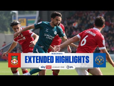 Wrexham vs. Shrewsbury Town: Extended Highlights | EFL League One | CBS Sports Golazo
