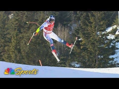 Adrian Sejersted's MIRACULOUS recovery to finish 5th in Kitzbuhel Super G | NBC Sports