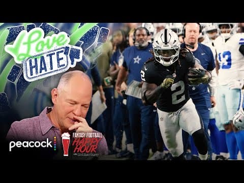 Expect Ashton Jeanty's struggles to continue vs. Texans | Fantasy Football Happy Hour | NFL on NBC