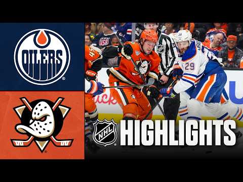 Oilers vs. Ducks | NHL Highlights | February 25, 2026