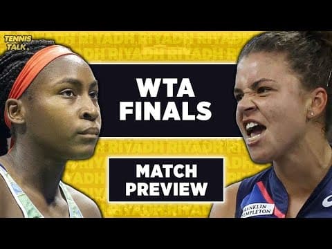 Gauff vs Paolini | WTA Finals 2025 | Tennis Talk Preview & Prediction