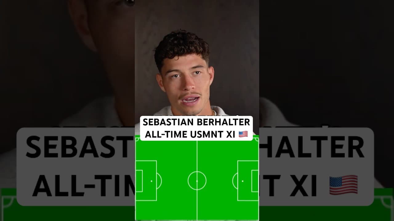 “Maybe a 4-2-4 formation”🤣 Sebastian Berhalter drops his all-time  USMNT XI 🇺🇸