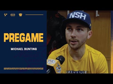 Michael Bunting Pregame: Dec. 27, 2025