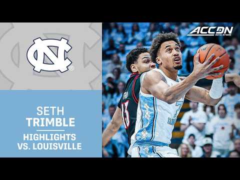 North Carolina's Seth Trimble Highlights vs. Louisville