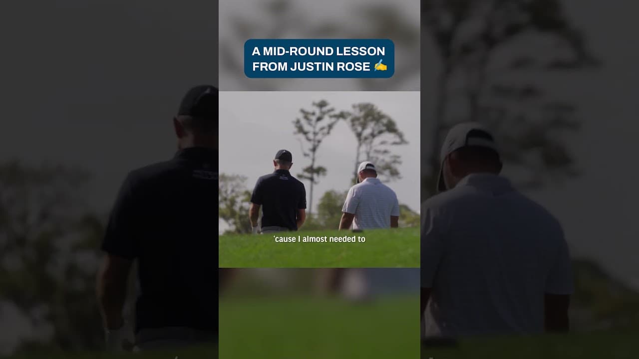 Chris Gotterup soaking up ALL his time with Justin Rose
