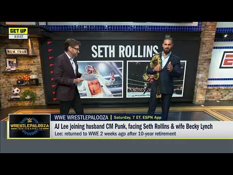 Seth Rollins gives a GLIMPSE into his Wrestlepalooza game plan 🗣️ 'LOCKED IN & READY!' 🔒 | Get Up