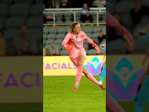 Alyssa Naeher sliding in like the hero she is 🧤 ￼#soccer #goalkeeper #save #uswnt #chicago