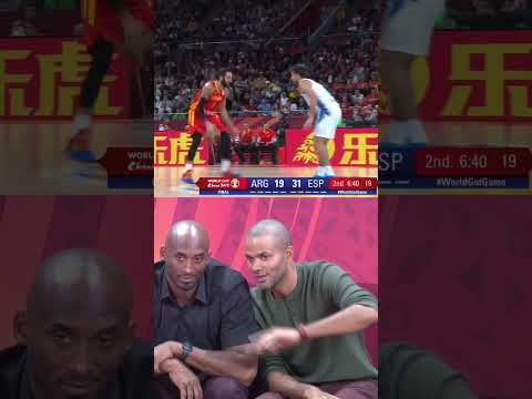 Legends in the building for the Argentina vs Spain Final back in 2019 🔥 #FIBAWC