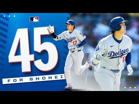 45 FOR SHOHEI 💪 | 大谷翔平45号放つ