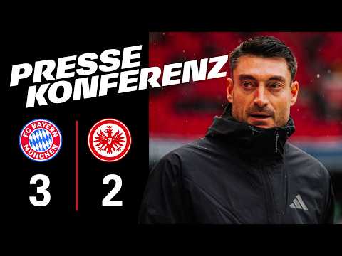 "Erste Halbzeit war schwer" I Pressekonferenz nach Bayern München - Eintracht