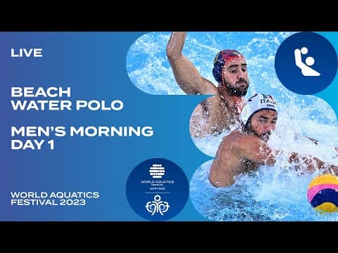 LIVE | Day 1 | Men's Morning | Beach Games Beach Water Polo Qualification Tournament 2023
