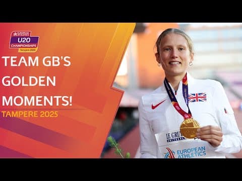 All of Great Britain’s Golds from Tampere 2025! | Highlights