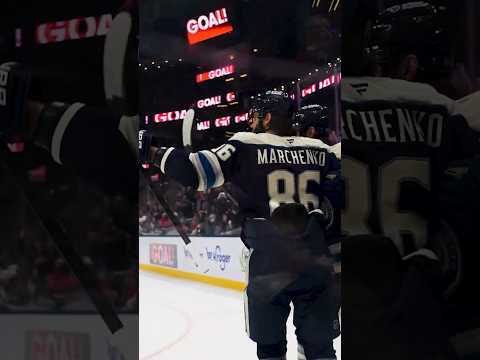 MARCHY MADNESS 😤 Kirill Marchenko's 2-GOAL PERFORMANCE Drives the Blue Jackets to a 4-2 Victory! 👏