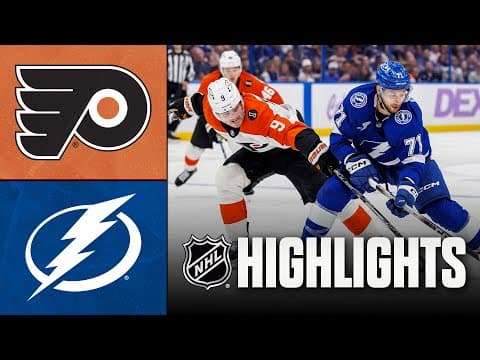 NHL Highlights | Flyers vs. Lightning | November 24, 2025