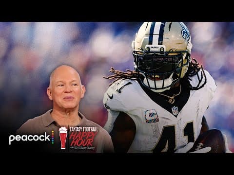 Alvin Kamara in line for PPR breakout against Patriots | Fantasy Football Happy Hour | NFL on NBC