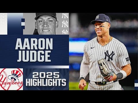 2025 AL MVP Aaron Judge secured his first batting title and hit 53 homers for the Yankees! 💪
