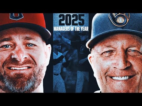 REPEAT WINNERS! Pat Murphy, Stephen Vogt make history with latest Manager of the Year honors! 🥞