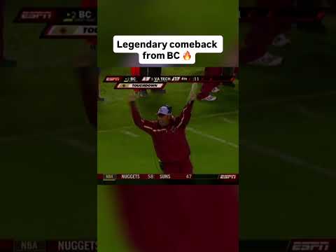 Ryan tackled his coach after the comeback 🤣 #mattryan #bostoncollege  #accfootball #football #cfb