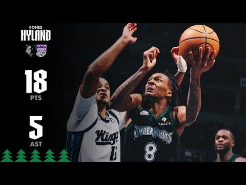 Bones Hyland SEASON-HIGH 18 Points Against Kings | 12.14.25