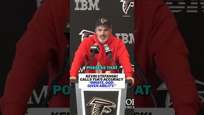 Kevin Stefanski gives high praise to his QB #falcons #nfl