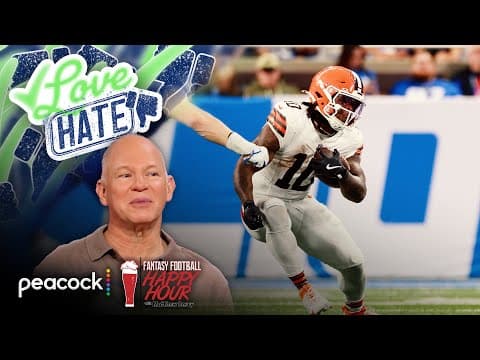 Believe in RBs Quinshon Judkins, Alvin Kamara in Week 5 | Fantasy Football Happy Hour | NFL on NBC