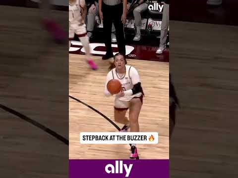 Sydney Bowles TOUGH bucket at the buzzer 💪@ally #floridastate #collegebasketball #womensbasketball