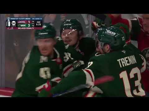 Call of the WILD! Minnesota answers the Avs goal ON THE NEXT SHIFT!