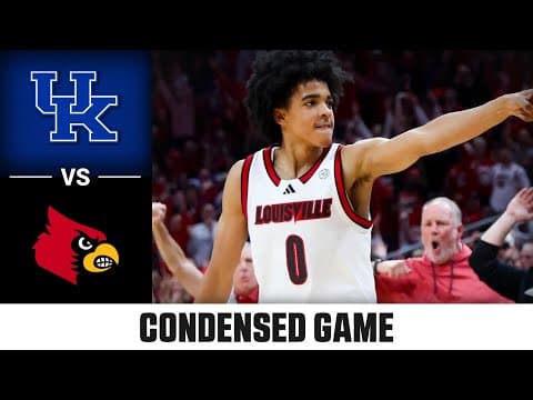 Kentucky vs. Louisville Condensed Game | 2025-26 ACC Men's Basketball