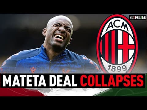 What's Next For AC Milan after FAILED Mateta medical?