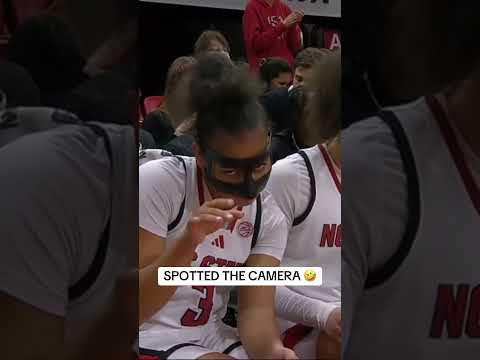 Having too much fun 😂 #ncstate #collegebasketball #funny #womensbasketball #accbasketball