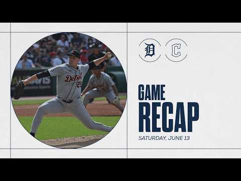 Tigers vs. Guardians Highlights | 6/13/26