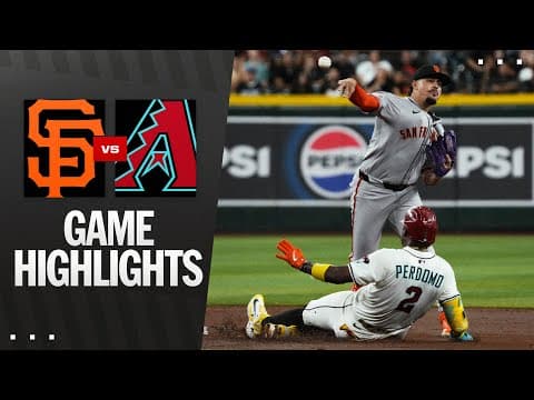 Giants vs. D-backs Game Highlights (9/16/25) | MLB Highlights