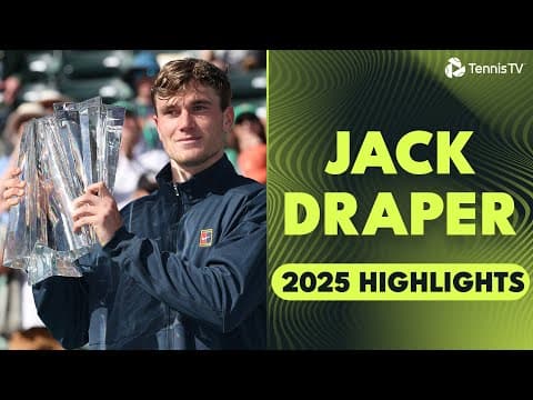Jack Draper's Rise To The Top 10 📈 | 2025 ATP Tour Highlight Reel