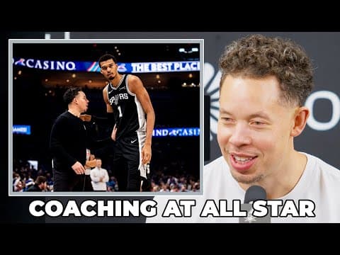 Mitch Johnson On Coaching at All Star Weekend with Wemby