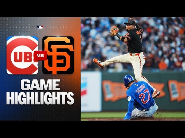 Cubs vs. Giants Game Highlights (6/13/26) | MLB Highlights