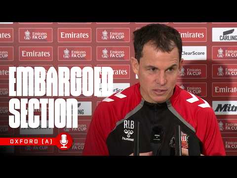 Oxford United Press Conference | Embargoed Section