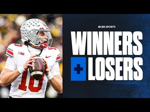 College Football Week 14 Winners & Losers: Ohio State rolls Michigan, Alabama wins Iron Bowl & MORE