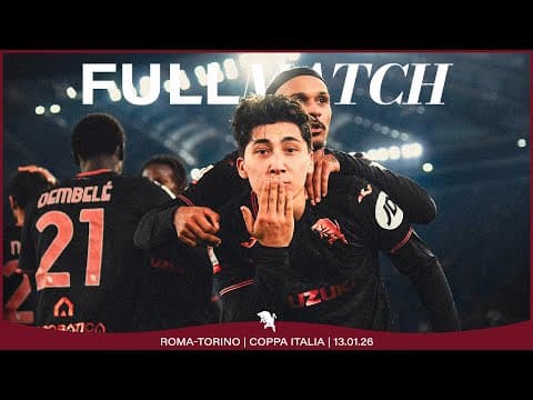 OGGI I QUARTI DI COPPA ITALIA🏆 | ROMA-TORINO 2-3 | FULL MATCH | COPPA ITALIA FRECCIAROSSA