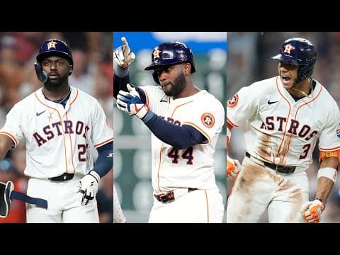 😲 THE ASTROS DID WHAT!?😲 Late game heroics from Alvarez, Peña, more lead to win!