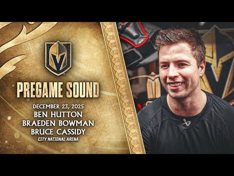 🎥 PREGAME SOUND: Hutton, Bowman & Cassidy