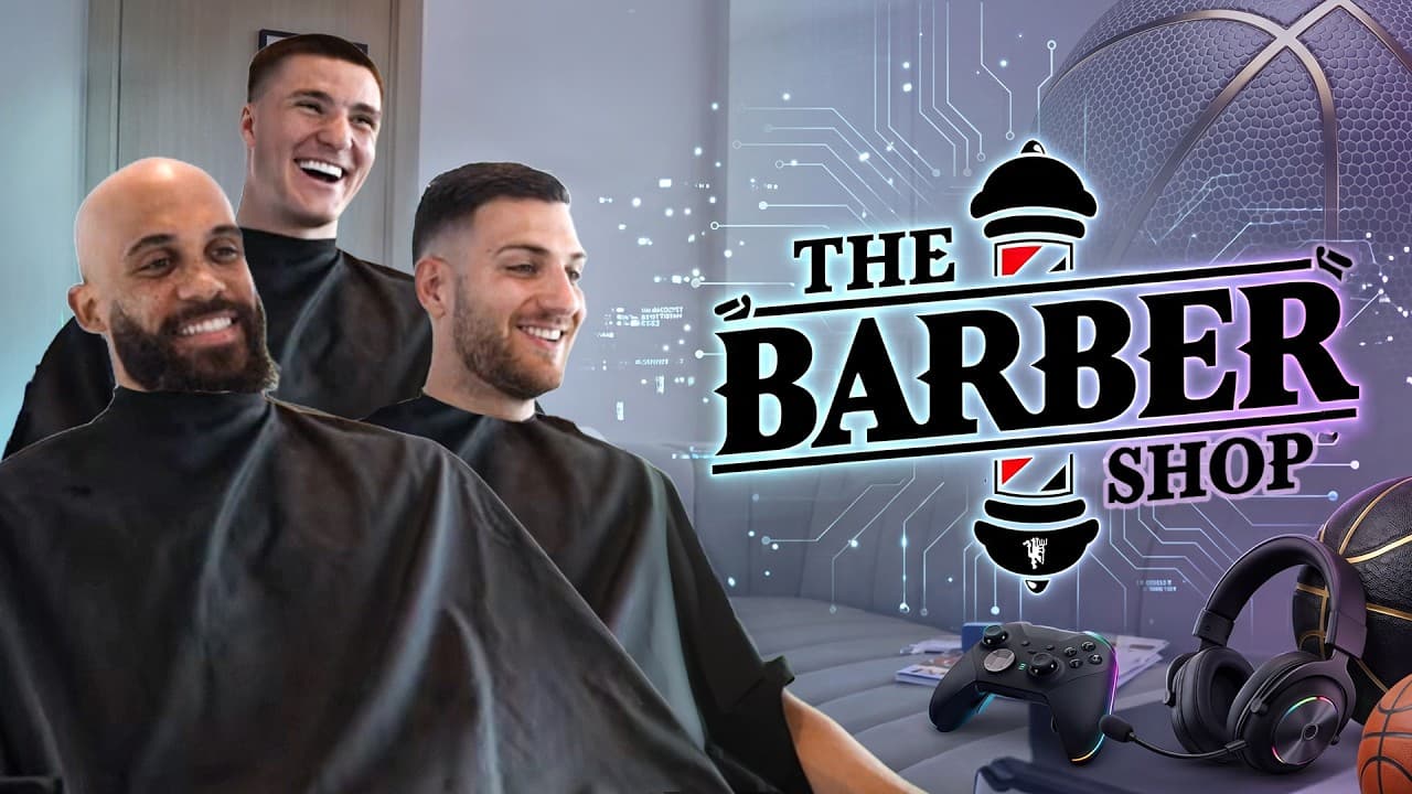 NEW EPISODE | Mbeumo, Sesko & Dalot talk gaming, goal celebs & the new kit in The Barbershop Ep4