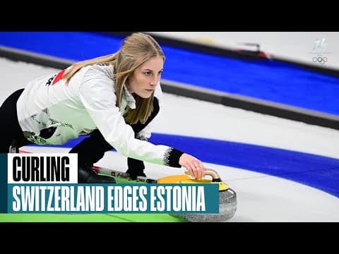 Switzerland mixed doubles holds off Estonia in extra ends