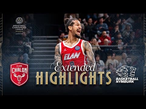 Elan Chalon v ERA Nymburk | Full Game Highlights | #BasketballCL 2025-26