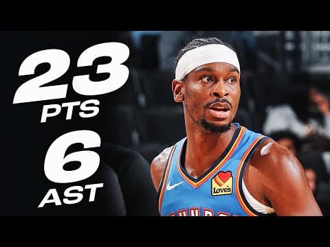 Shai Gilgeous-Alexander Scores 23 Points In 19 Minutes | October 14, 2025